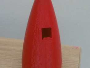 silbido de la nariz cono aire comprimido cohete los juguetes juegos silbato 3d print model - Mito3D