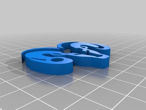 dodge llavero llaveros personalizado 3d print model - Mito3D