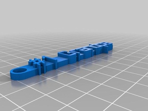1 Dede Anahtarlık organizasyon özelleştirilmiş 3d print model - Mito3D