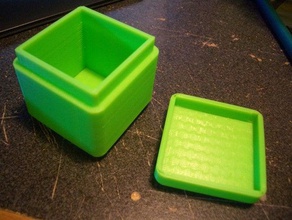 coperchio della scatola i contenitori 3d openscad giro tonda arrotondati box prova 3d print model - Mito3D