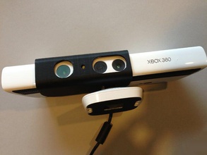 xbox kinect support de lentille pièces La numérisation 3d lunettes lecture 3d print model - Mito3D