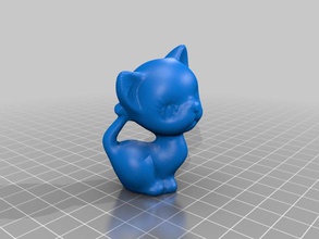 gatinho outros gato animais figurine modelo brinquedo 3d print model - Mito3D