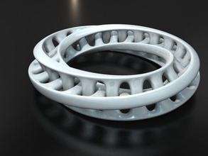 mobius bangle per la matematica arte 3d print model - Mito3D
