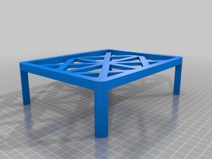 routermodem rack ordinateur 3D print model - Mito3D