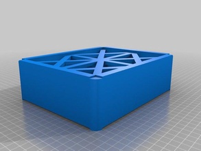 covered stackable routermodem rack computer 3d print model - Mito3D