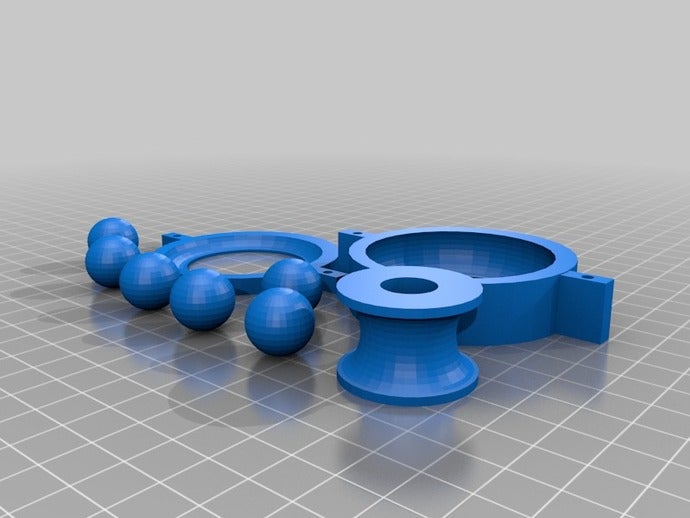 untested ball bearing v3 parts 3D print model - Mito3D