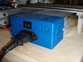 fonte de alimentação bukobot tampa 3d a impressora os acessórios 3d print model - Mito3D