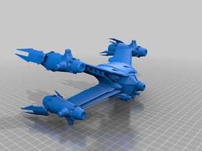 babylon 5 starfury outros oi poly elevado detalhe prop scifi espaço ship toy tv 3d print model - Mito3D