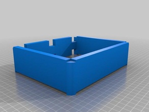 covered stackable routermodem rack lid computer 3d print model - Mito3D