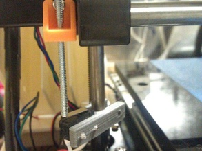 robo 3d z-axis limit switch fine adjustment printer parts robo3d bracket 3d print model - Mito3D