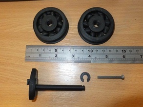 up mini spoolholder reinforced 3d printer parts bearing 3d print model - Mito3D