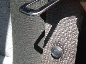 seatbelt button replacement parts bedazzler car tack thumbtack thumb 3d print model - Mito3D