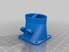 replicator pla cooling fan mount 3d printer accessories adaptor 3d print model - Mito3D