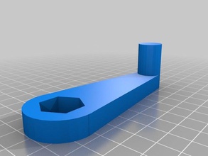 take 2 customized crank handle my lathe tailstock parts 3d print model - Mito3D