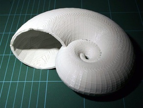 full nautilus shell project shellter other architects stone faberdashery mendel parts prusa 3d print model - Mito3D