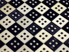 xadrez verificador de bordo outros 2color tabuleiro jogo damas newmuseumchallenge 3d print model - Mito3D