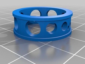 random ring Schmuck customizer 3d print model - Mito3D