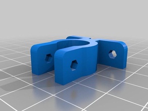 hall-o magnetic endstop holder 812mm rod 3d printer parts 3d print model - Mito3D