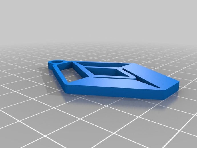 renault logo llavero llaveros 3D print model - Mito3D