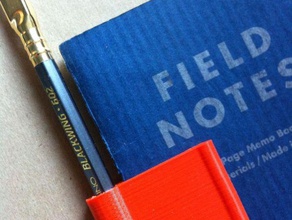 field notes clip Schwarzflügel 602 Bleistift andere customizer 3d print model - Mito3D