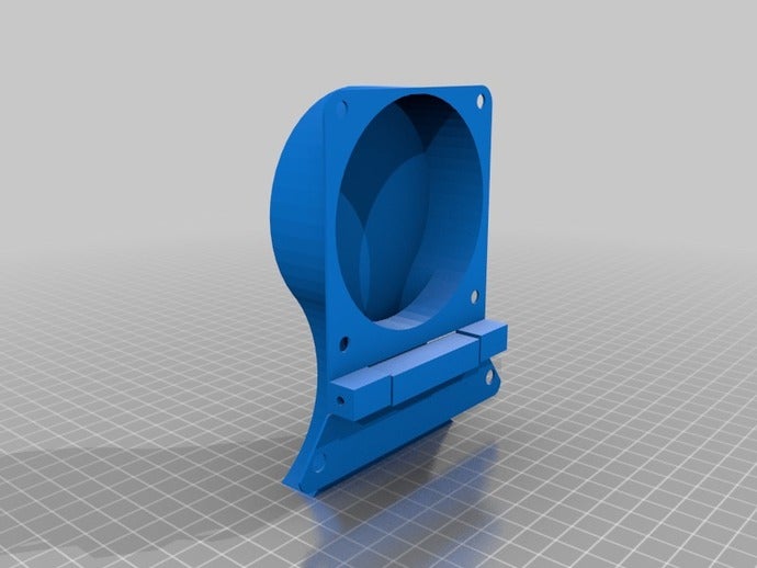 carénage du ventilateur bfb 31 dh 3d de l'imprimante pièces 80mm kapje 3D print model - Mito3D