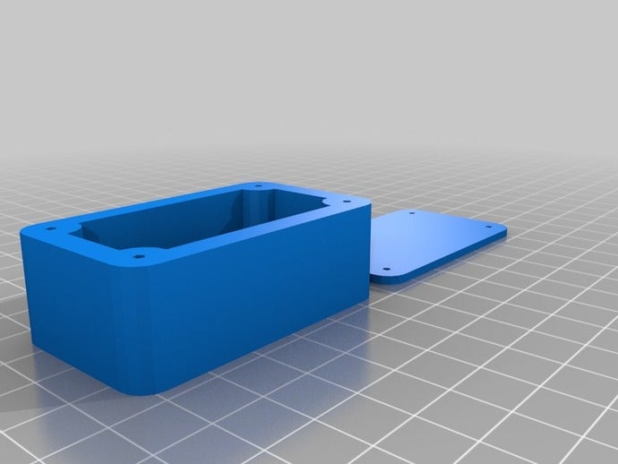 mon personnalisés personnalisation du couvercle de la boîte trous vis bricolage 3D print model - Mito3D