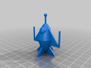 kozmik kurye temel mekik heykeller 3d print model - Mito3D