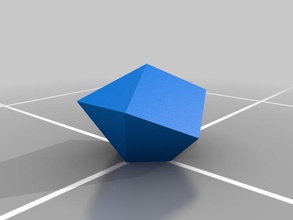 bisymmetric hendecahedron diğer geometri openscad çokyüzlülere 3d print model - Mito3D