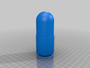 40 milímetros granada adereços comediante cosplay 3d print model - Mito3D