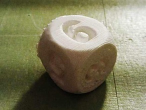 six sided die other d6 dice randomizer toy 3d print model - Mito3D