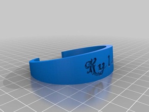 camila pulseira pulseiras personalizado 3d print model - Mito3D