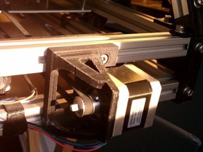 mendelmax 15 y-motor mount reinforced 3d printer parts 3d print model - Mito3D