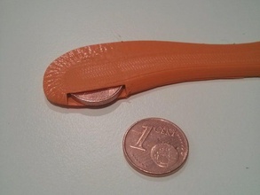 coin-weighted tri-bladed boomerang sport outdoors 3d print model - Mito3D