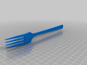 weaponized fork other eating food mill printable support spam 3d print model - Mito3D