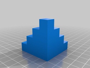 10mm calibration cube steps without bridges 3d printing tests 3d print model - Mito3D