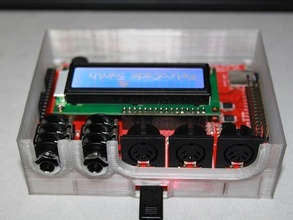 retrocade megawing kompakten Gehäuse Musik papillio sid synth synthesizer 3d print model - Mito3D