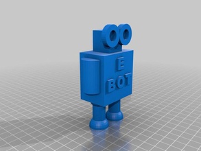 simples robô bot brinquedos jogos 3d print model - Mito3D