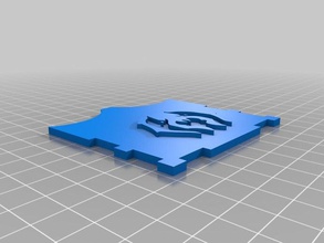 golgari de la cubierta caja placa frontal juegos personalizado 3d print model - Mito3D