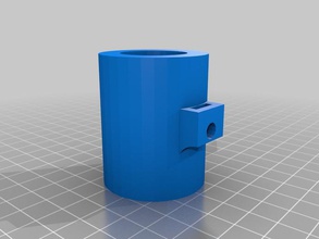 tube connector captured nut other openscad pvc 3d print model - Mito3D