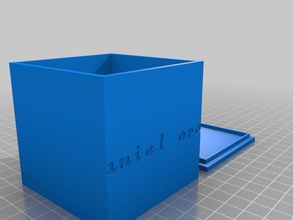 daniel les conteneurs personnalisé 3d print model - Mito3D