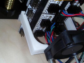 40mm fan ramps mount 3d printer accessories 3d print model - Mito3D