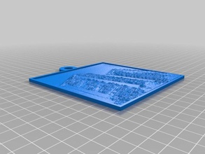 gratte-ciel 2d art personnalisé 3d print model - Mito3D