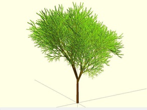 completely random tree math art customizer natural randomness recursive 3d print model - Mito3D