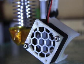 anpassbare generische fan guard filter mesh Bienen nest Teile customizer parametric 3d print model - Mito3D