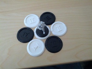 40mm numeradas bases de labios juguete juego accesorios medio las miniaturas proxy wargame wargaming warmachine 3d print model - Mito3D