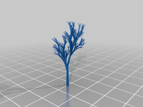 benim 42 tamamen rastgele ağaç özelleştirilmiş matematik sanat 3d print model - Mito3D