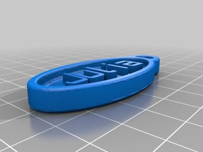 chaveiro julia las monedas insignias personalizado 3d print model - Mito3D