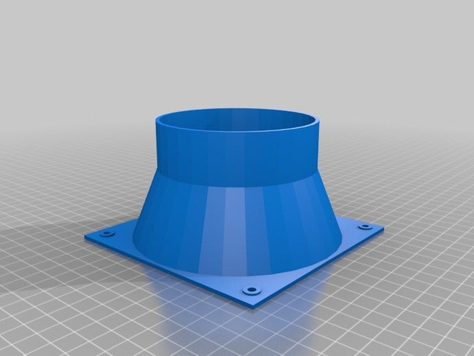 ventilador flens com laser de argônio partes 3D print model - Mito3D