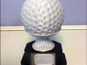 1 timer-golf-award sport im freien ball trophy 3d print model - Mito3D