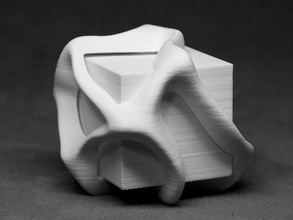 cube vine interactive art pla replicator 2 3d print model - Mito3D